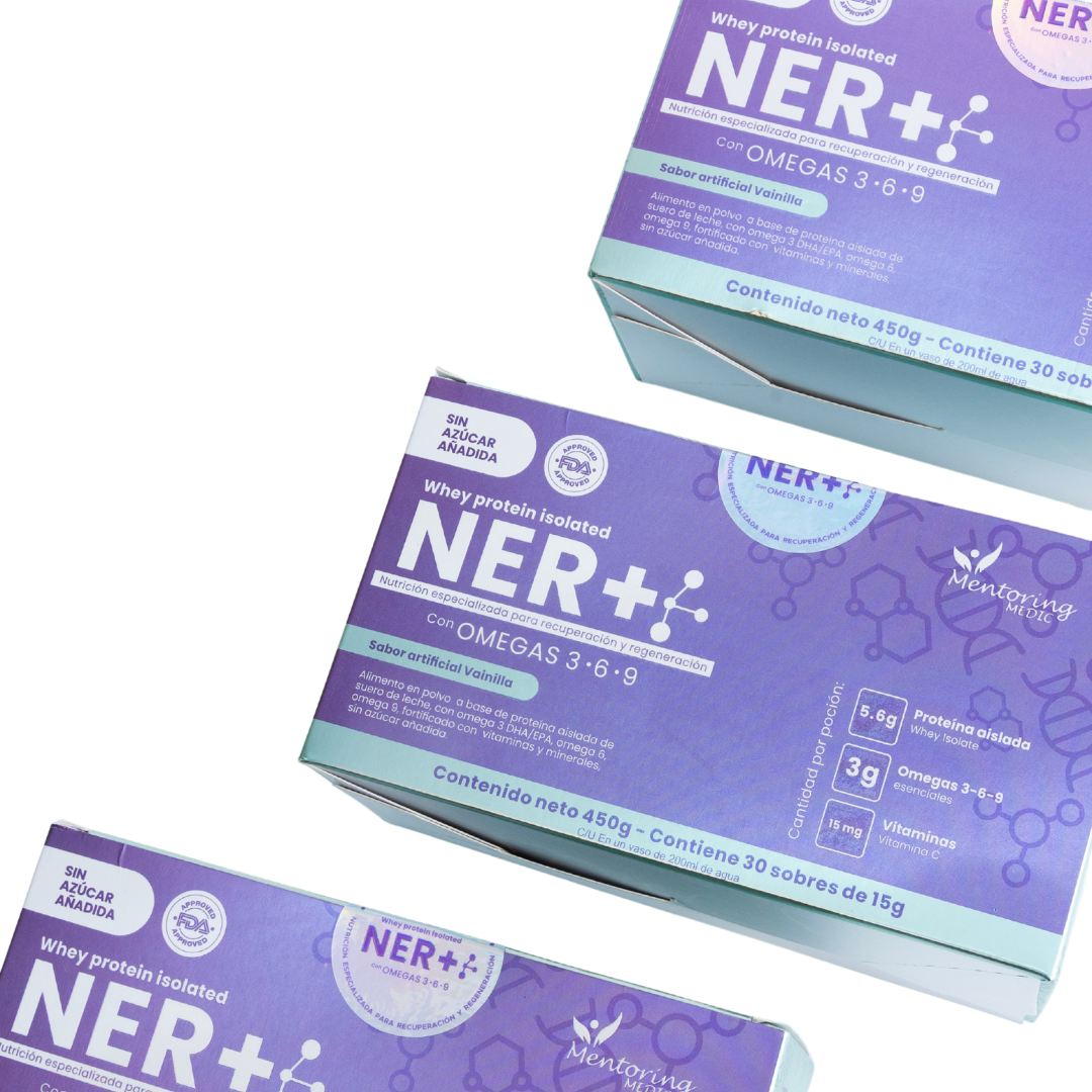 NER+®️ – Proteína Inteligente Postoperatoria con Omegas, Vitaminas y Minerales (Sabor Vainilla, Estados Unidos 🇺🇸)