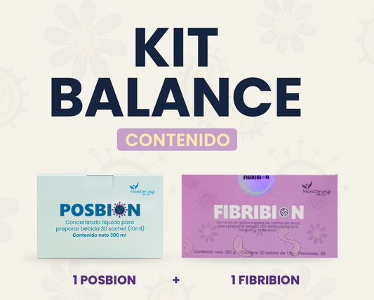 Kit Balance Metabólico Intestinal – POSBION® + FIBRIBION® (1 + 1 | 30 Días)