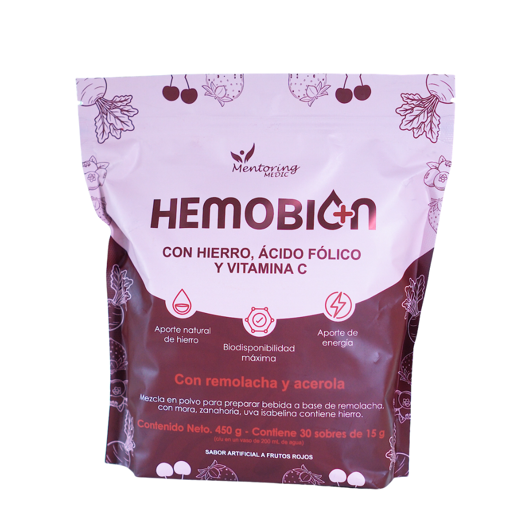 Hemobion® – Hierro, Ácido Fólico y Vitamina C | 30 Sobres