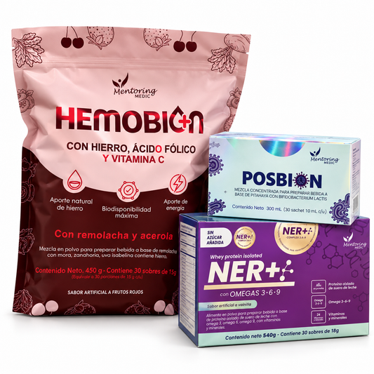 Kit Recuperación Integral – Hemobion® + NER+ + Posbion®